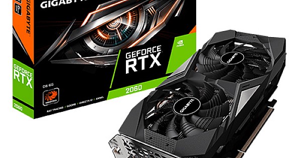 GIGABYTE GEFORCE RTX 2060 D6 6GB GDDR6 GRAPHICS CARD